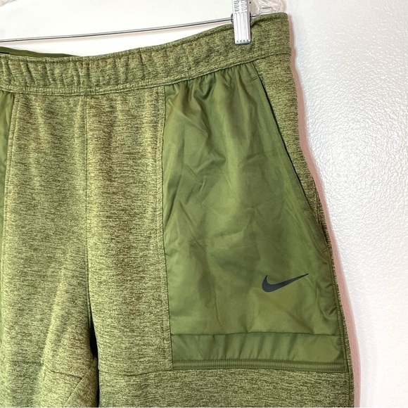 Nike Olive Green Therma-FIT Men's Tapered Fitness Jogger Sweatpants Size XL - Picture 9 of 13